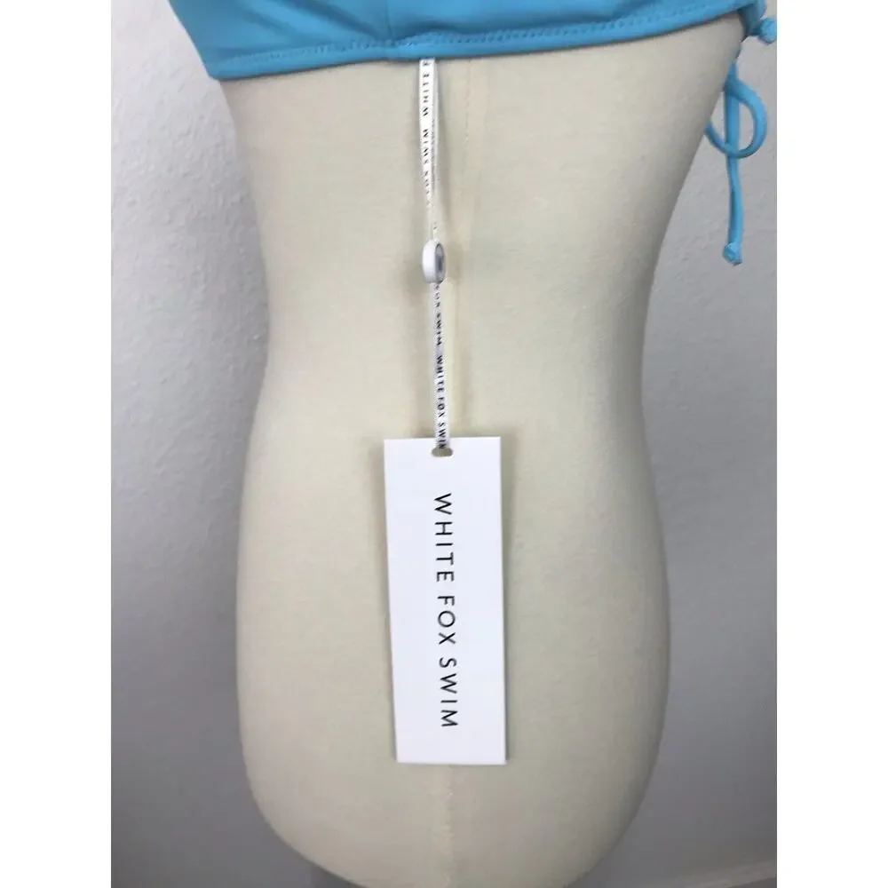 White Fox Swim Arrow To My Heart X Back Bikini Top Swimwear